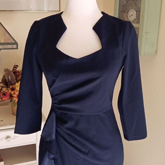 NWT Grace Karin Ruffle Bodycon Sheath Dress - Picture 2 of 12